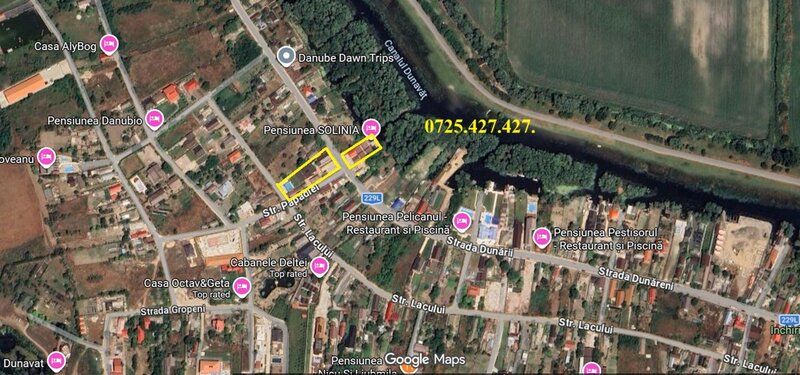 Dunavatu de Jos, vanzare pensiunea Solinia+restaurant+piscina+debarcader.
